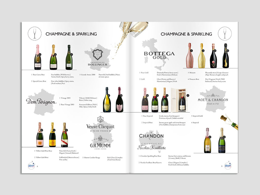 Brochure profile rượu cho showroom