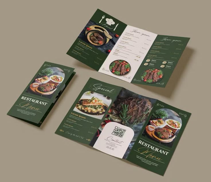 Mẫu Brochure Nhà Hàng Đẹp