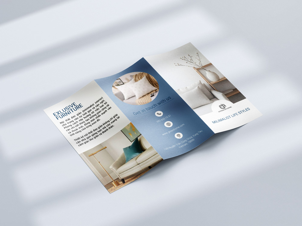 Brochure gấp ba