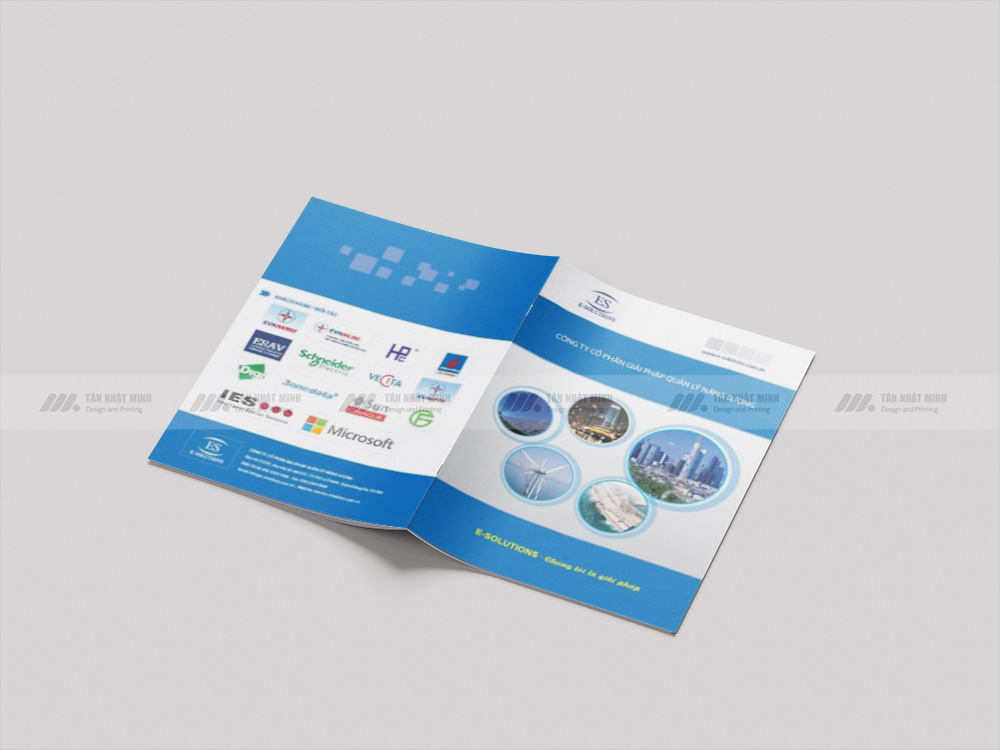 Thiết kế và in catalogue Giải pháp Quản lý năng lượng