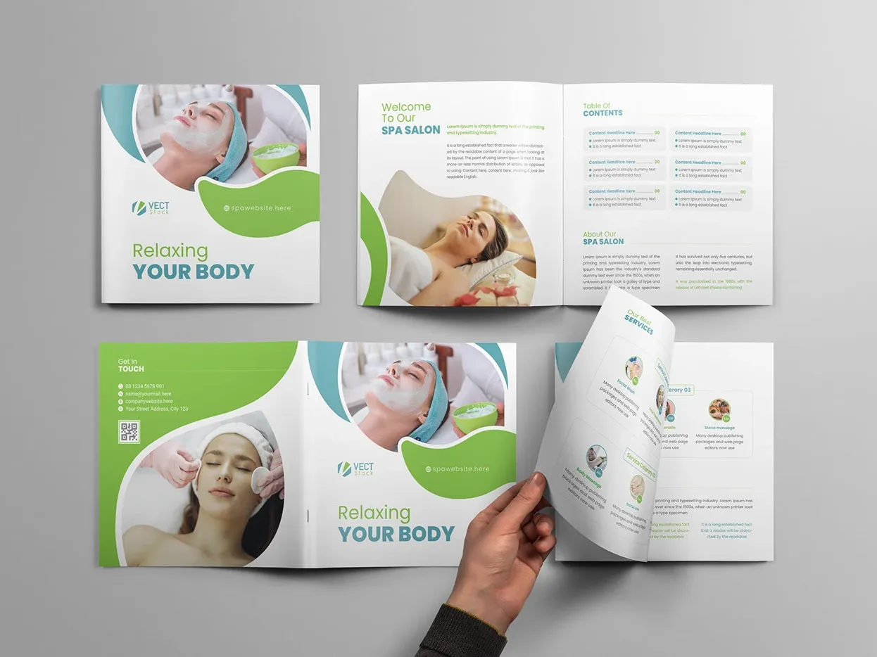 Dịch vụ thiết kế & in catalogue spa tại Tân Nhật Minh