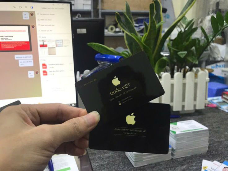 Mẫu thẻ nhựa store điện thoại