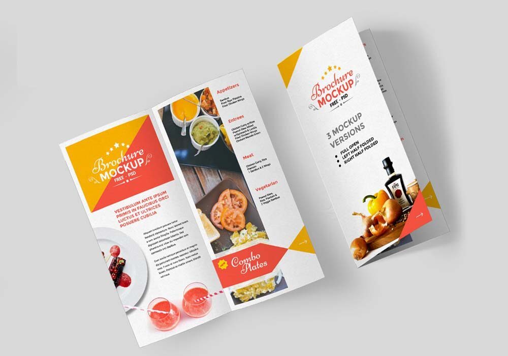 Brochure gấp đôi