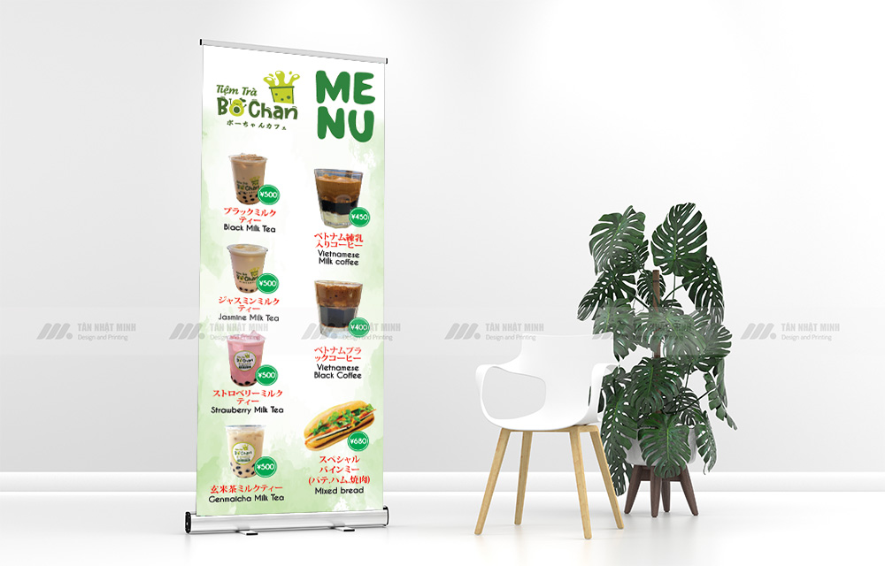 Standee Quảng Cáo Trà Sữa