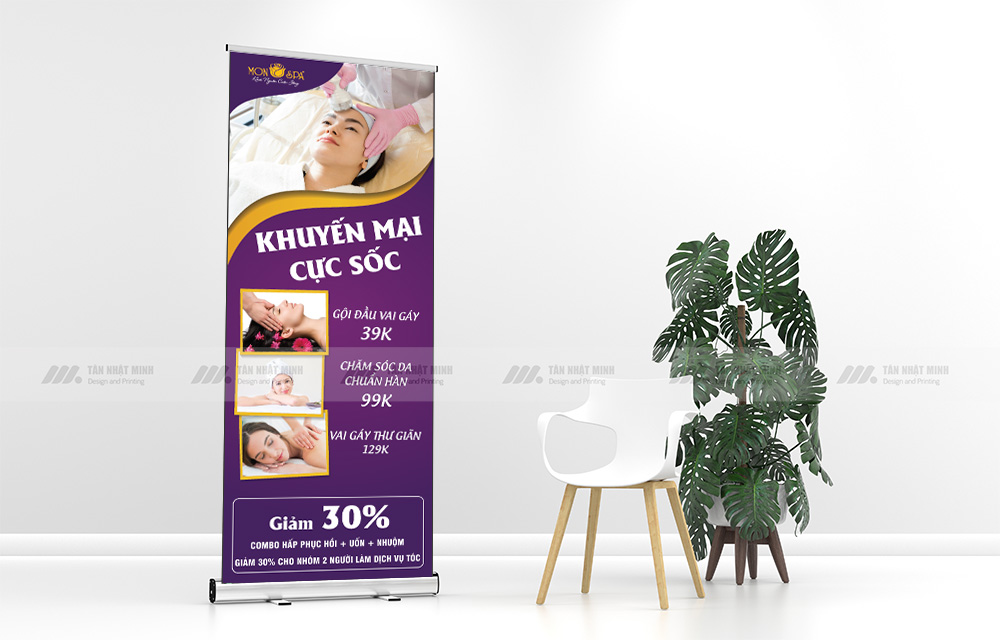 Standee Cho Cửa Hàng Spa, Thẩm Mỹ