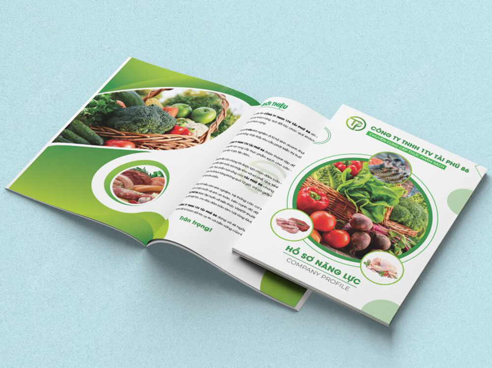 Mẫu Catalogue Thực Phẩm Đẹp, Thu Hút