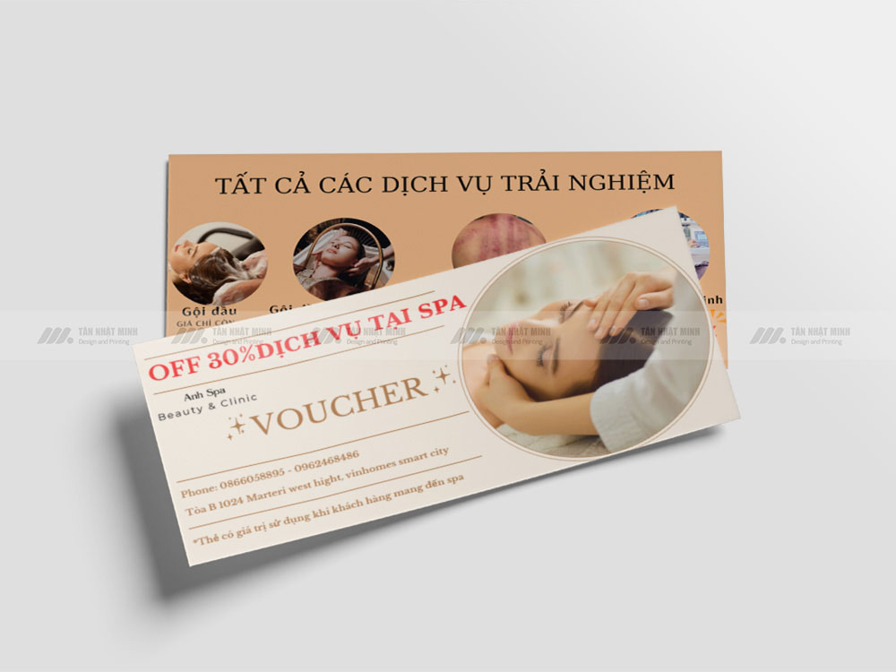 Mẫu Voucher Spa, Thẩm Mỹ Viện Đẹp