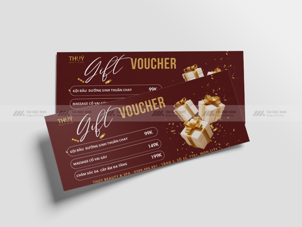 Mẫu Voucher Spa, Thẩm Mỹ Viện Đẹp