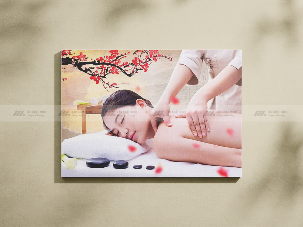 Mẫu Tranh Canvas Trang Trí Spa Đẹp 