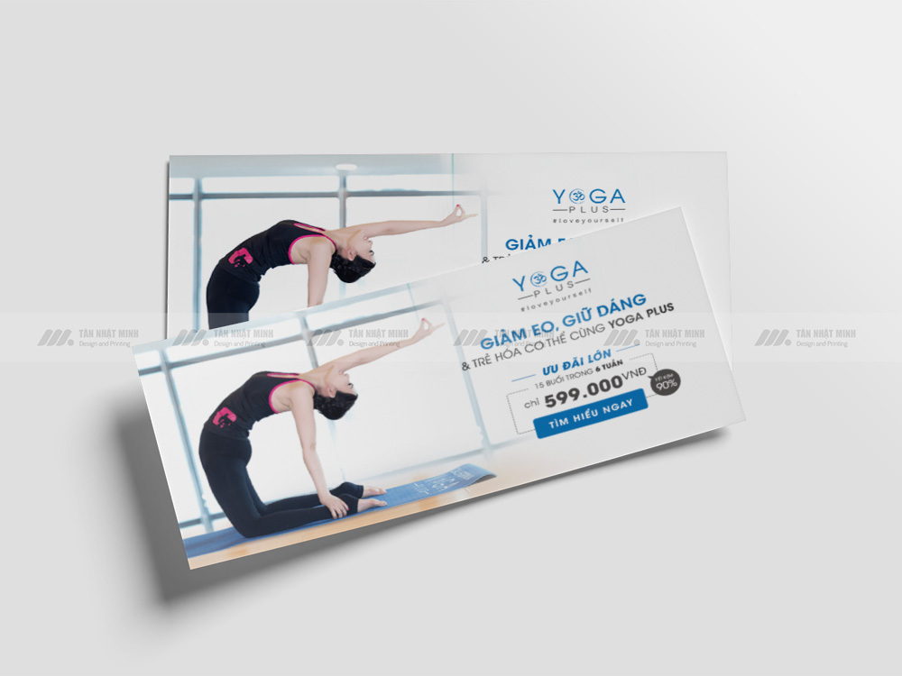 Mẫu Voucher Yoga Đẹp