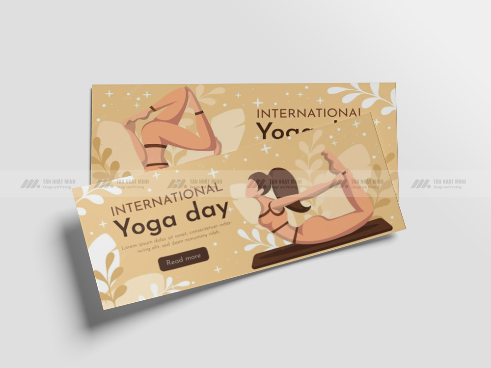 Mẫu Voucher Yoga Đẹp