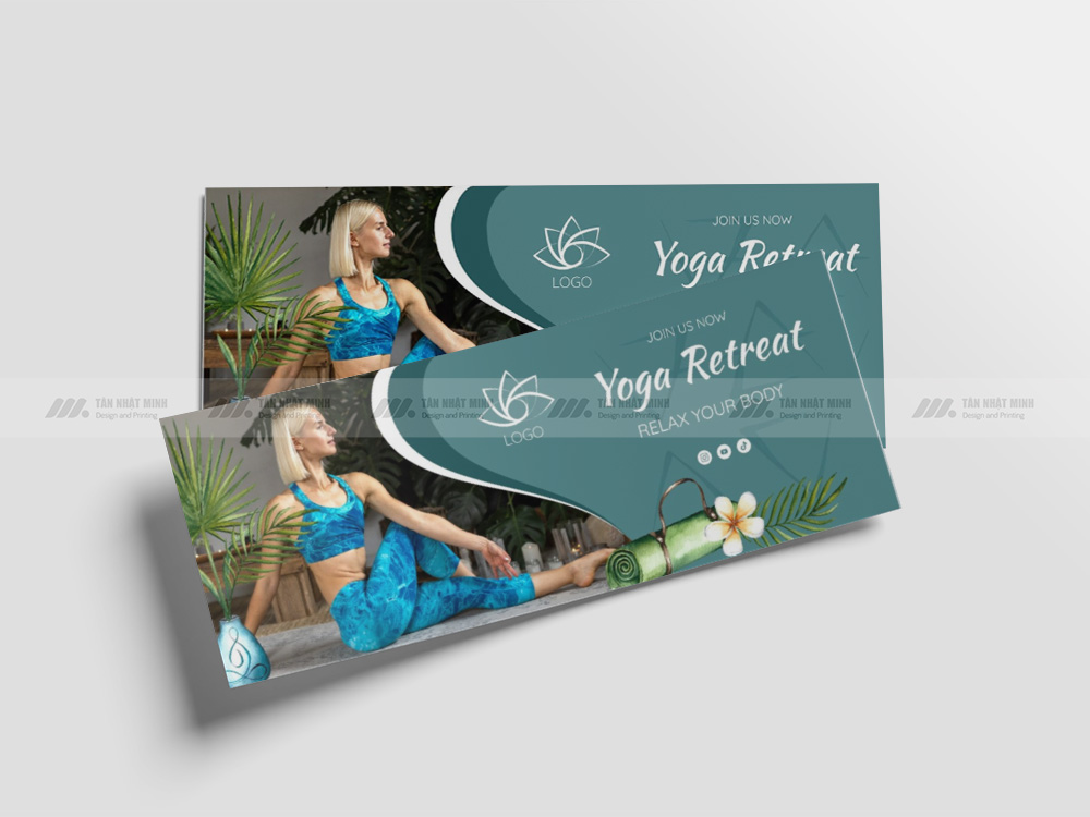 Mẫu Voucher Yoga Đẹp