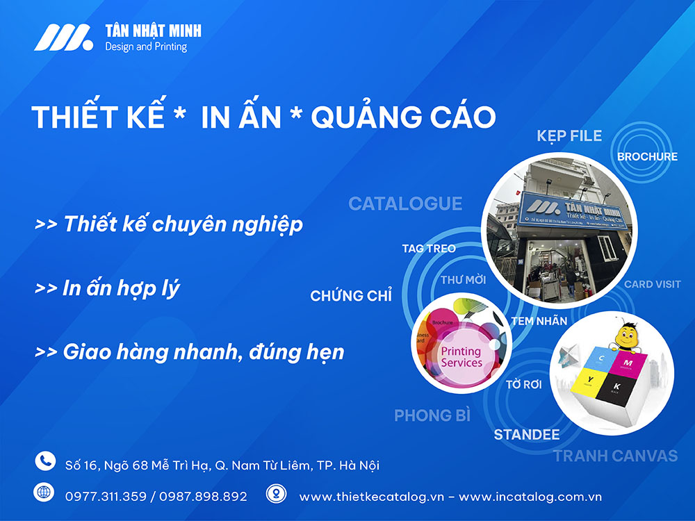 Đặt Làm Catalogue Tại Tân Nhật Minh