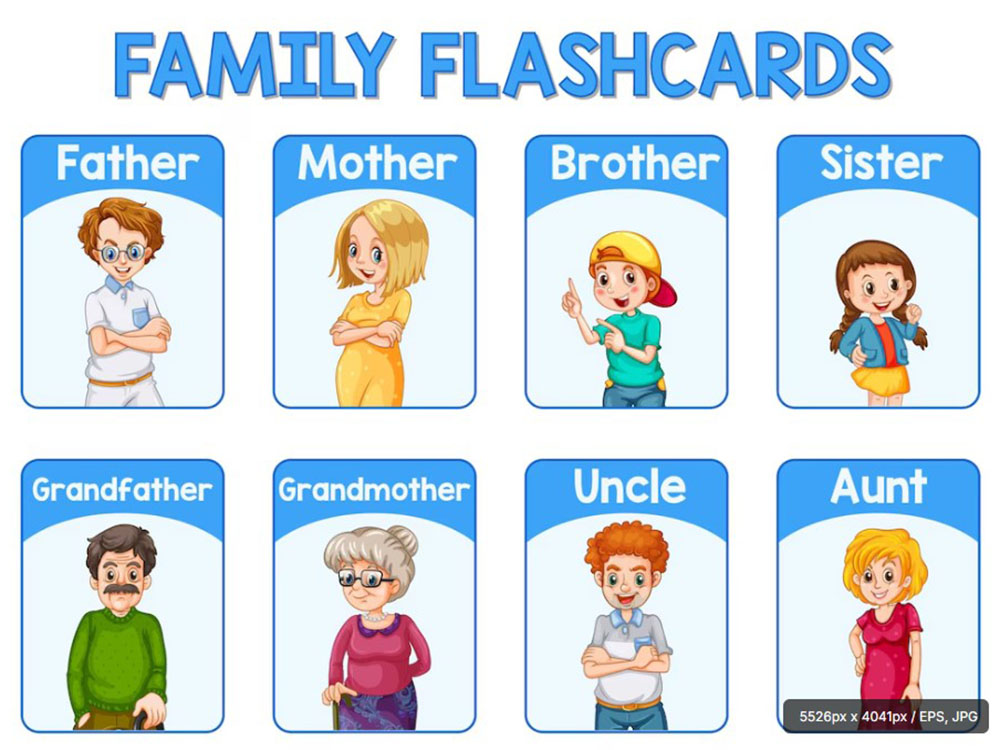 Flashcard chủ đề gia đình