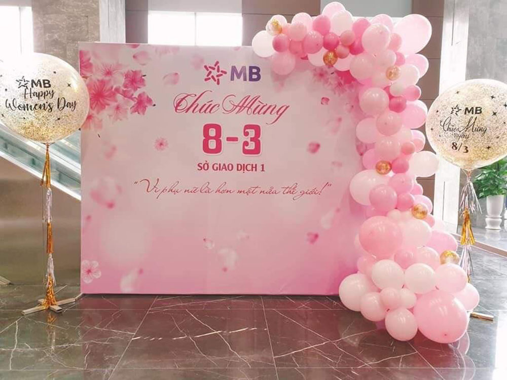 Mẫu Backdrop 8/3 Đẹp 