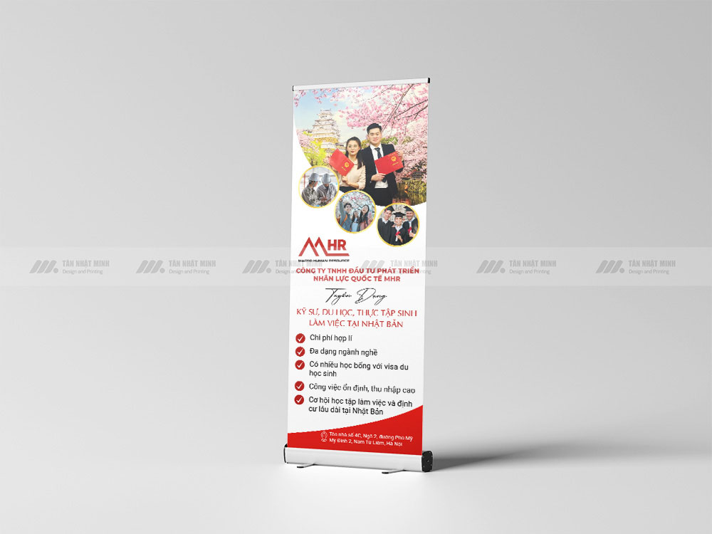 Làm sao để thiết kế standee tuyển dụng trông đẹp mắt