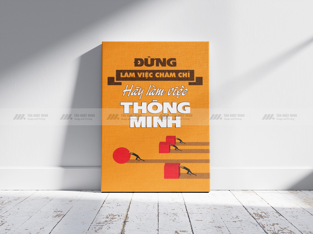 Mẫu tranh canvas động lực đẹp