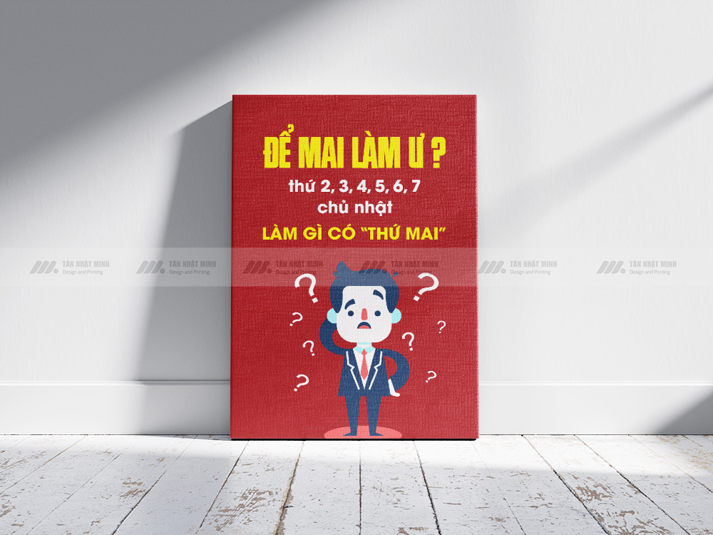 Mẫu tranh canvas động lực đẹp