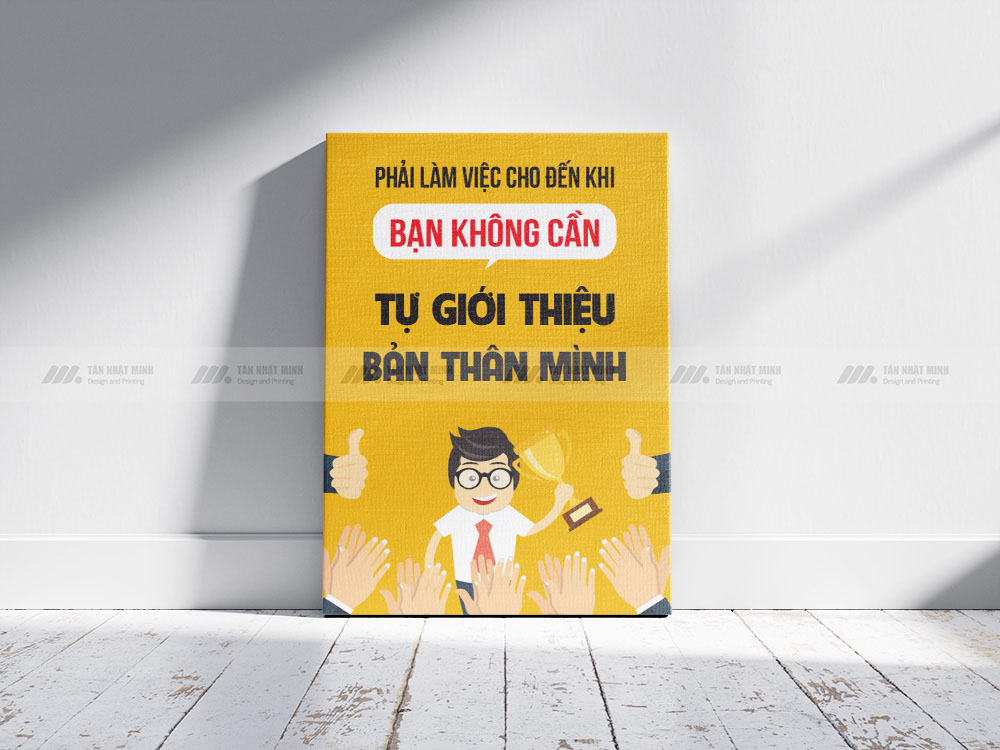 Mẫu tranh canvas động lực đẹp