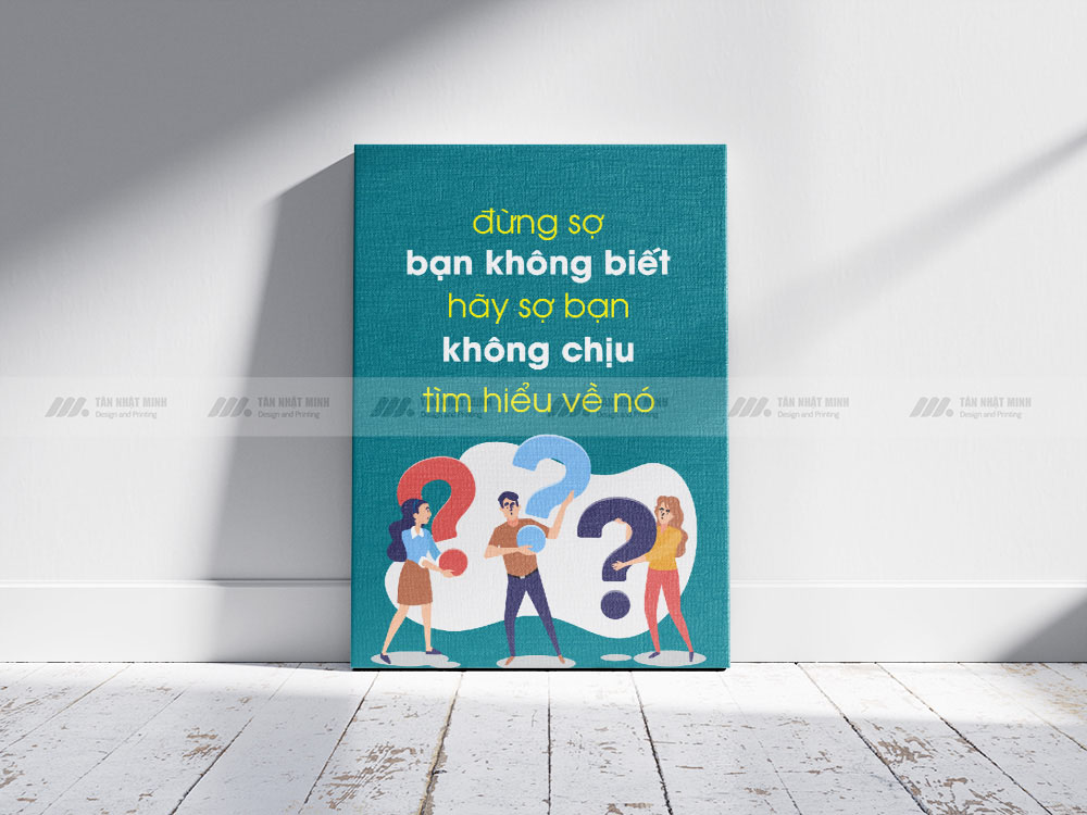 Mẫu tranh canvas động lực đẹp