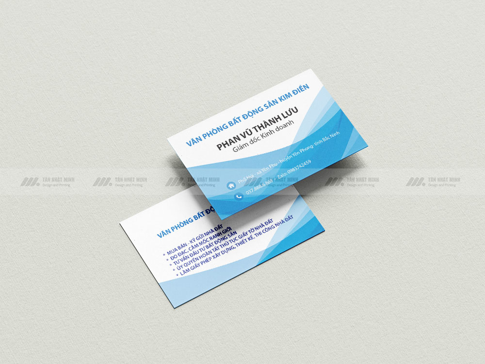In Card Visit Bất Động Sản Giá Rẻ