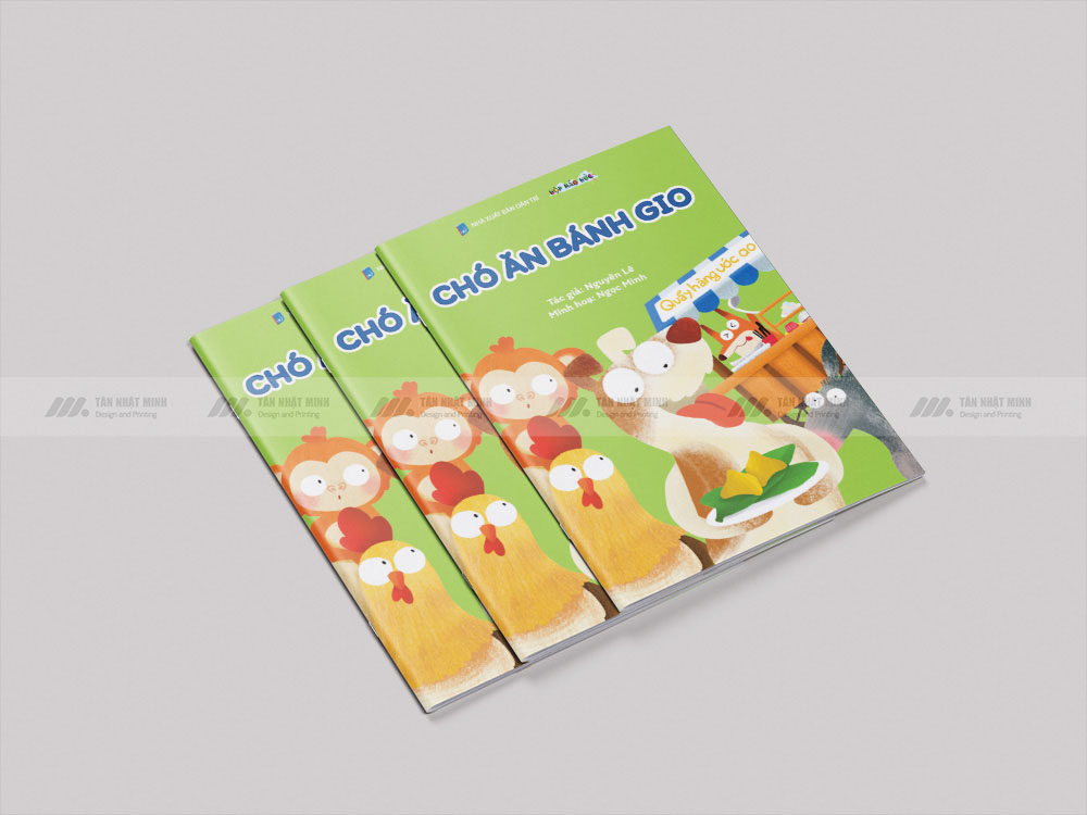 In truyện tranh "Chó ăn bánh gio"