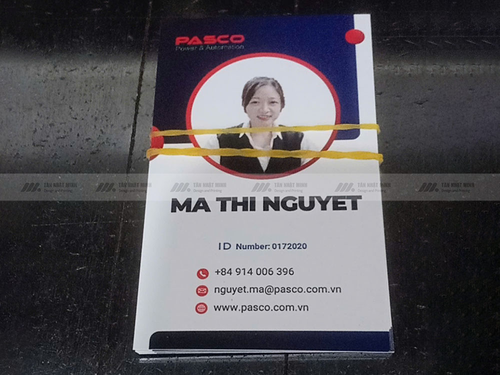 Thẻ nhân viên Công ty Pasco