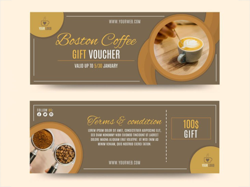 Địa chỉ in voucher cà phê uy tín, giá rẻ tại Hà Nội