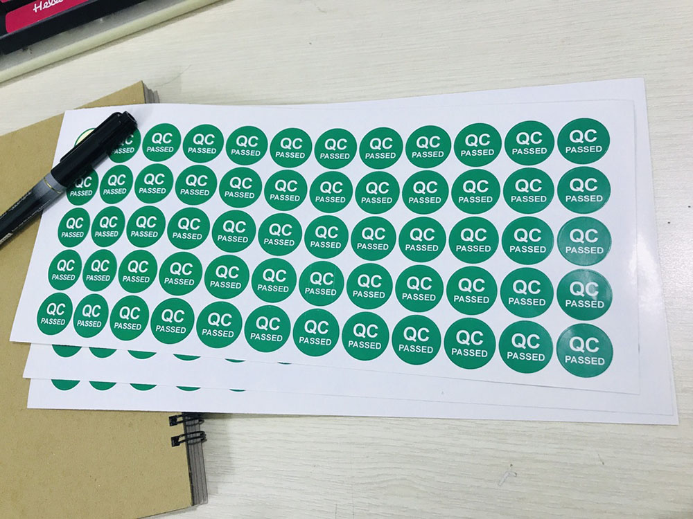 Xưởng in tem QC Pass tại Hà Nội
