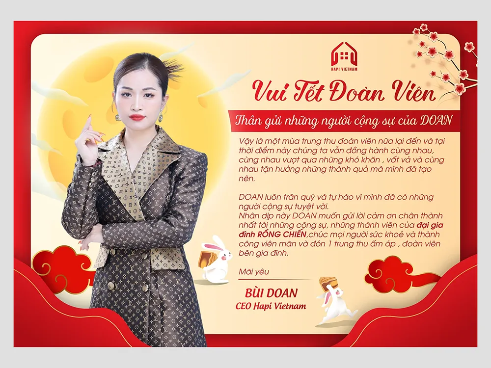 Mẫu Thiệp Trung Thu Đẹp Cho Doanh Nghiệp