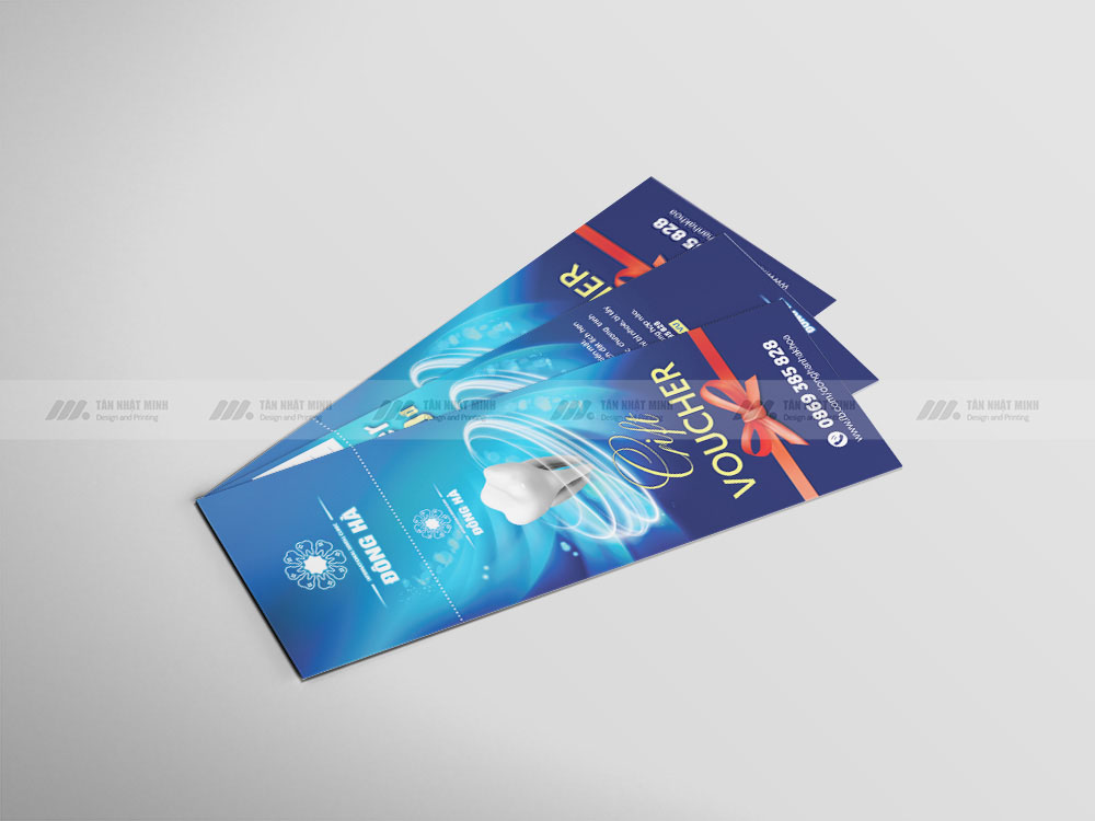Mẫu voucher nha khoa độc đáo