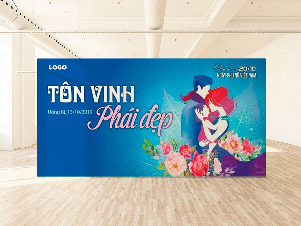 Mẫu Backdrop20-10 Đơn Giản, Tinh Tế