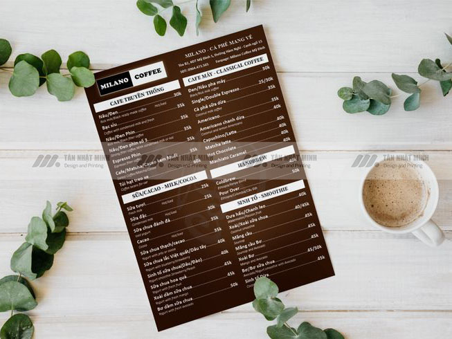 Menu Cà Phê Là Gì?