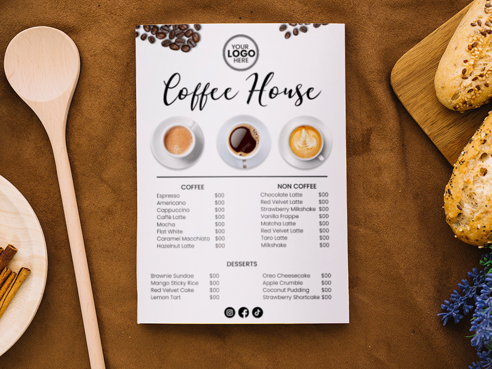 Mẫu Menu Khác Đẹp Và Độc Đáo