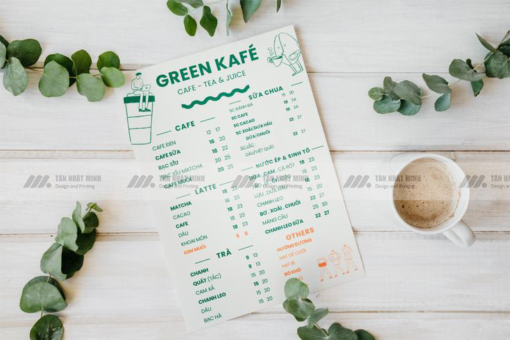 Mẫu Menu Khác Đẹp Và Độc Đáo