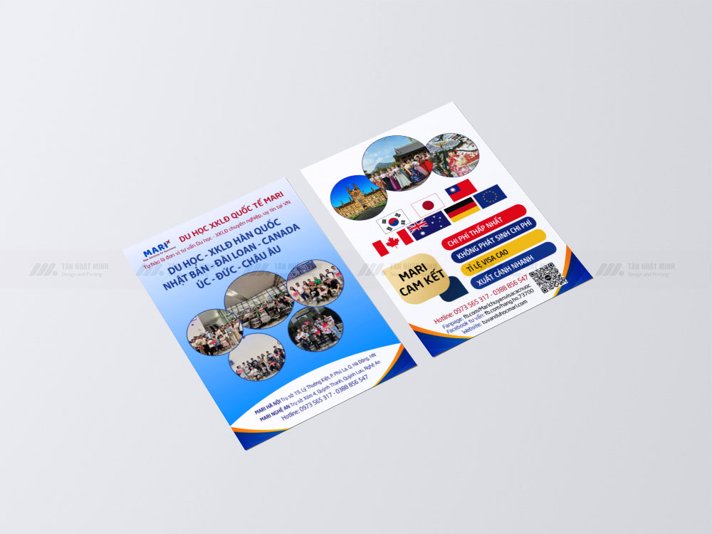 Mẫu Tờ Rơi Xuất Khẩu Lao Động Đẹp 