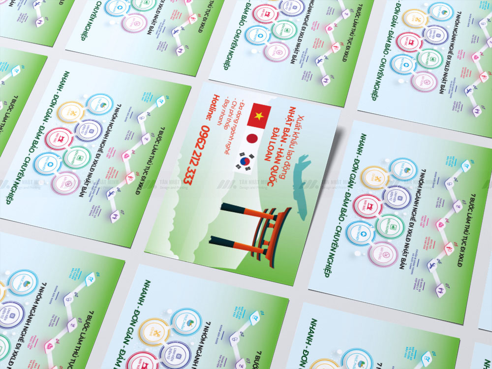Mẫu Tờ Rơi Xuất Khẩu Lao Động Đẹp 