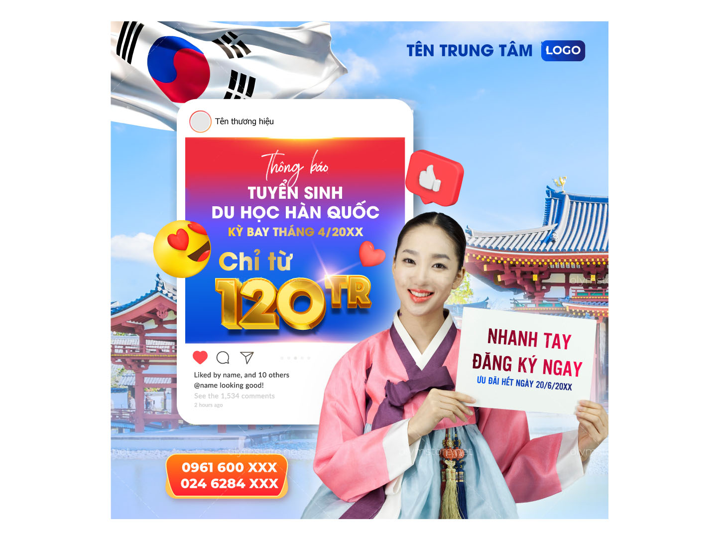 Poster Du Học Hàn Quốc
