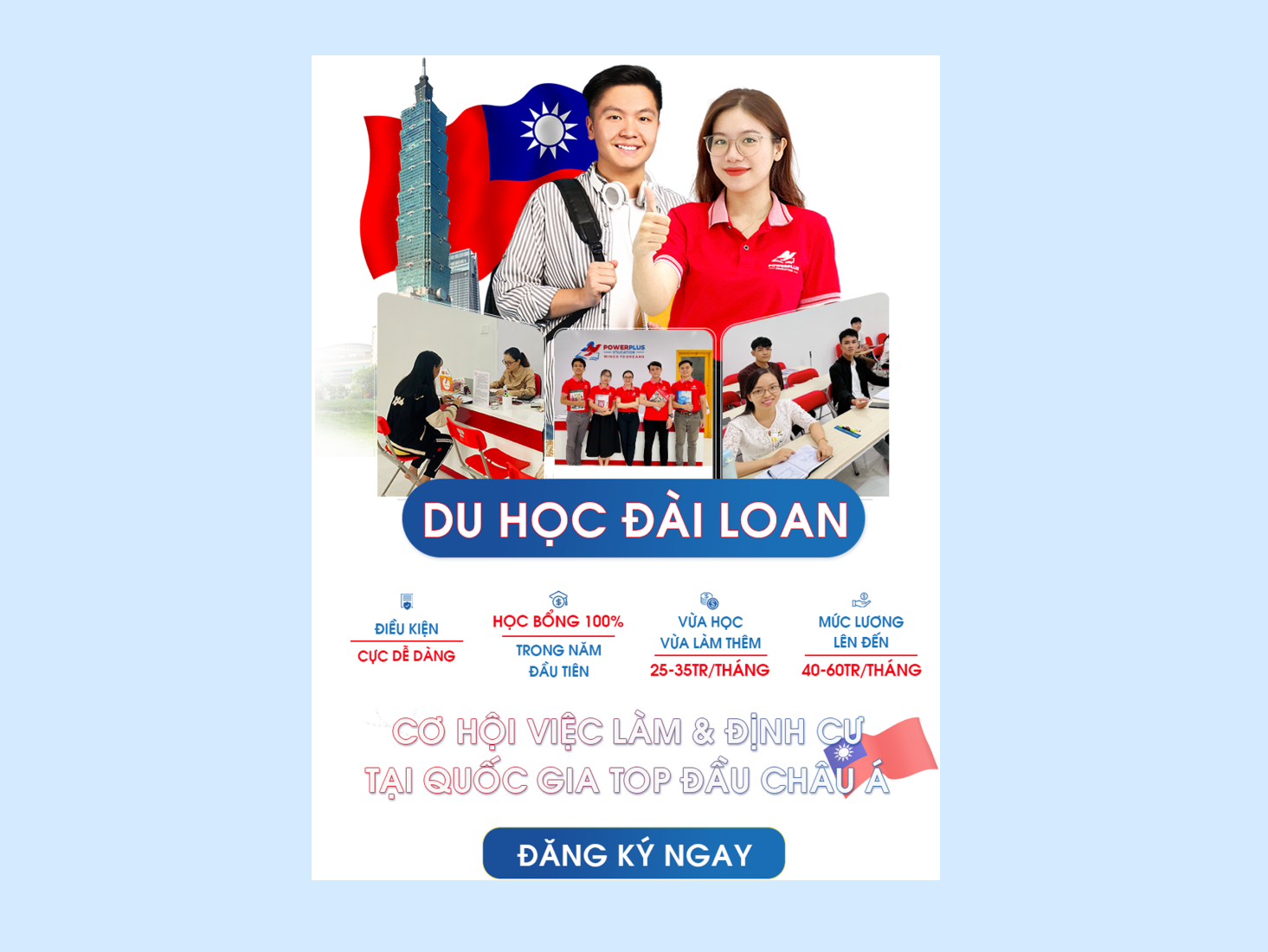Poster Du Học Đài Loan