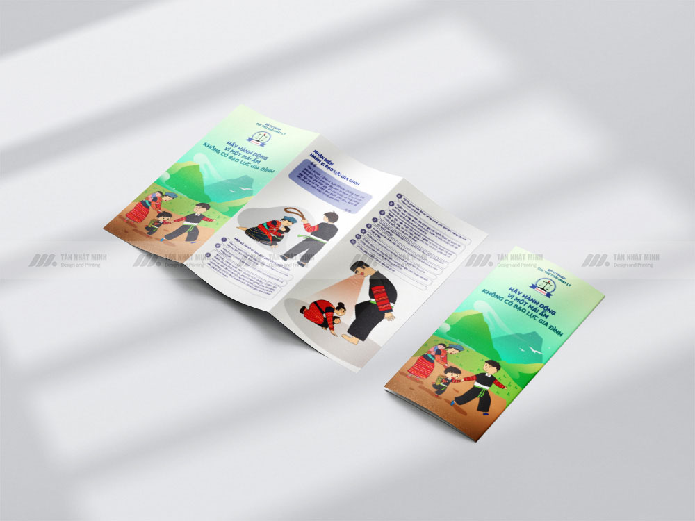 Mẫu tờ rơi phòng chống bạo lực gia đình