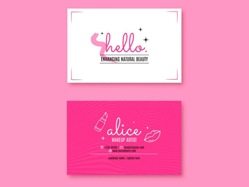 In Card Visit Trang Điểm Tại Hà Nội