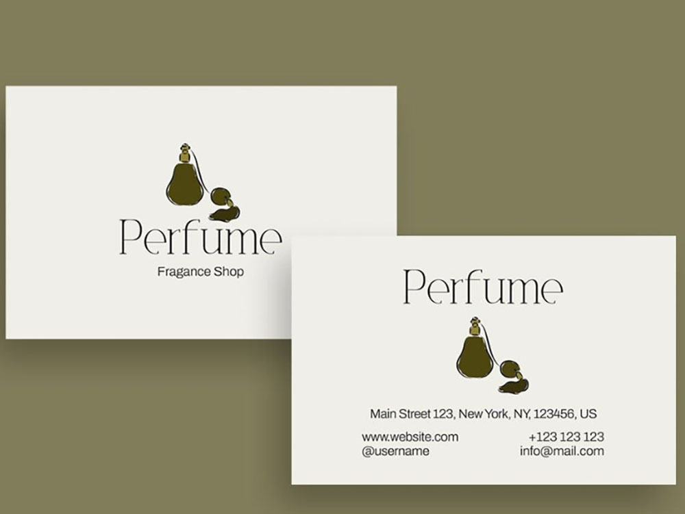 Mẫu Card Visit Nước Hoa Đẹp, Độc Đáo
