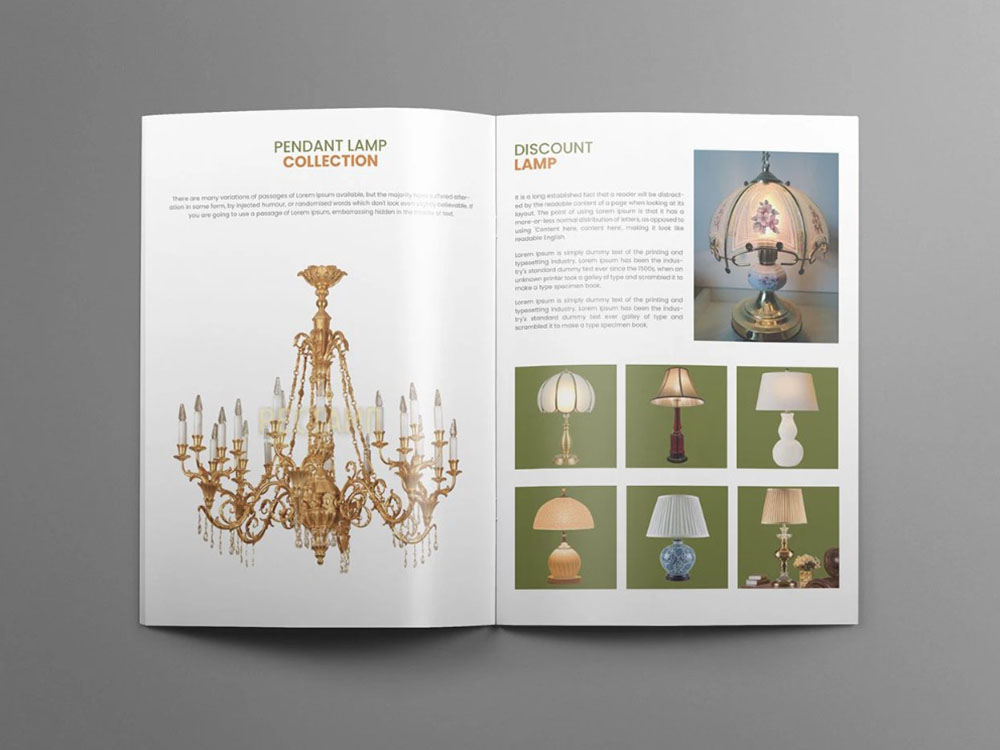 Mẫu Catalogue Đèn Trang Trí Đẹp