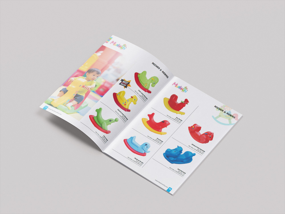 Mẫu thiết kế catalogue đồ chơi đẹp