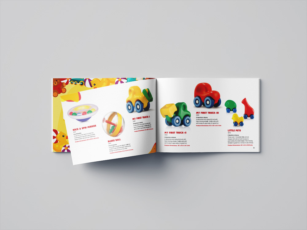 Mẫu thiết kế catalogue đồ chơi đẹp