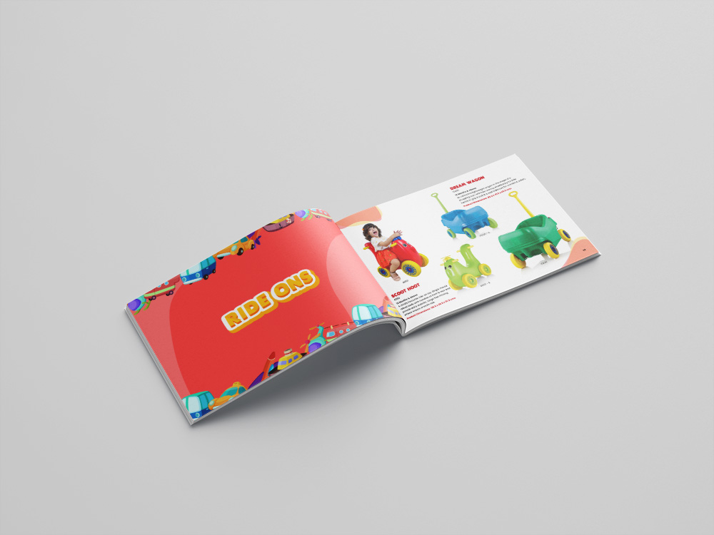 Mẫu thiết kế catalogue đồ chơi đẹp