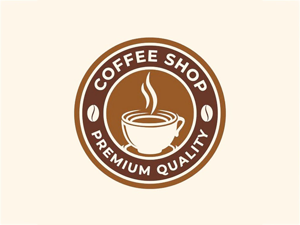 Mẫu tem nhãn cà phê đẹp