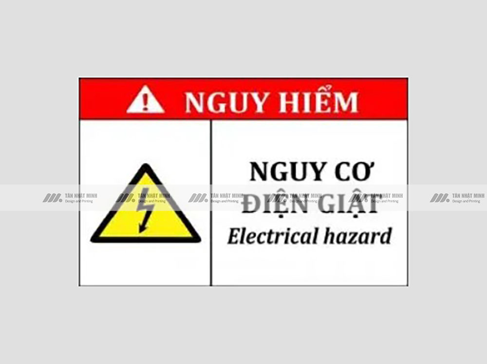 Tem cảnh báo điện giật