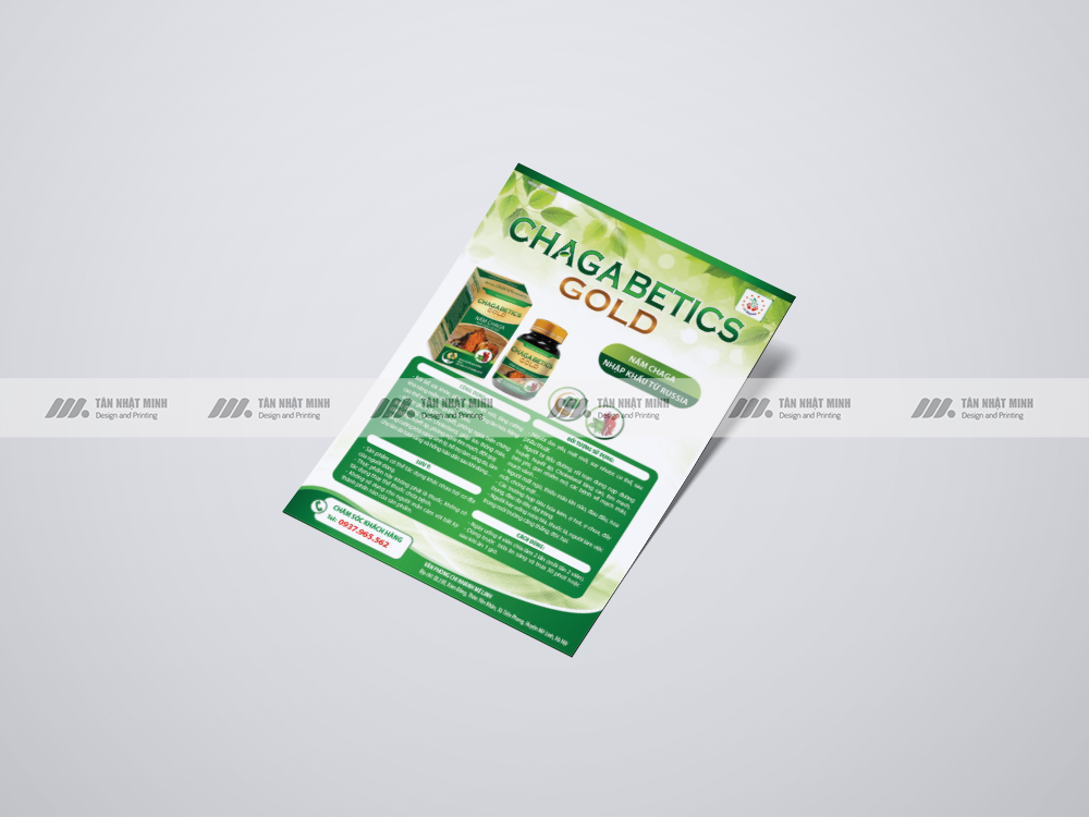 Tờ rơi quảng cáo thực phẩm chức năng