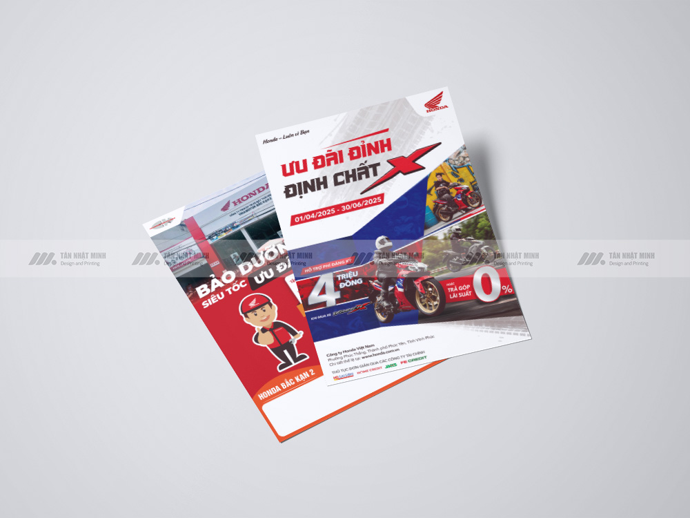 Vì sao nên in tờ rơi quảng cáo xe máy?